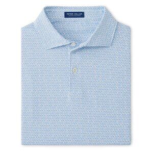 Peter Millar White Palermo Performance Jersey Polo MS25XK10E